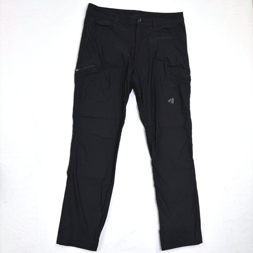 Eddie Bauer First Ascent Guide Pro Pants Womens 14 Black Hiking Travel Outdoor